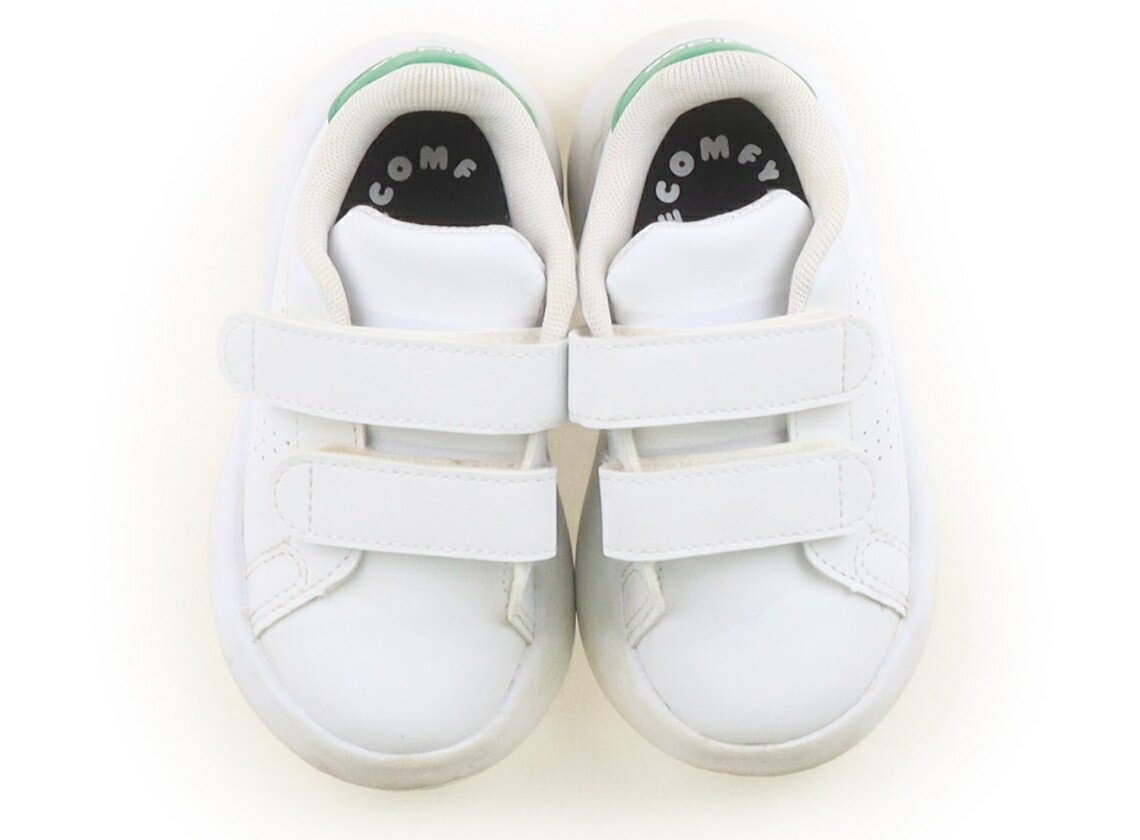 ADIDAS - アディダス Adidas スニーカー 靴14cm〜 男の子 白、緑 子供服 ベビー服 キッズ アウトレット ユーズド 【中古】キッズ・ベビー・マタニティ