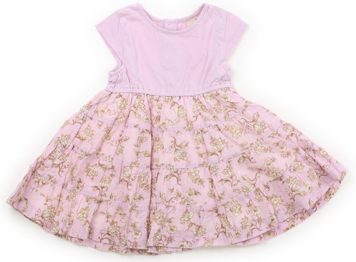 Rakuten - プティマイン petit main ワンピース 80 女の子 ライラック・ライトピンク・ライトブラウン 子供服 ベビー服 キッズ アウトレット ユーズド 【中古】キッズ・ベビー・マタニティ