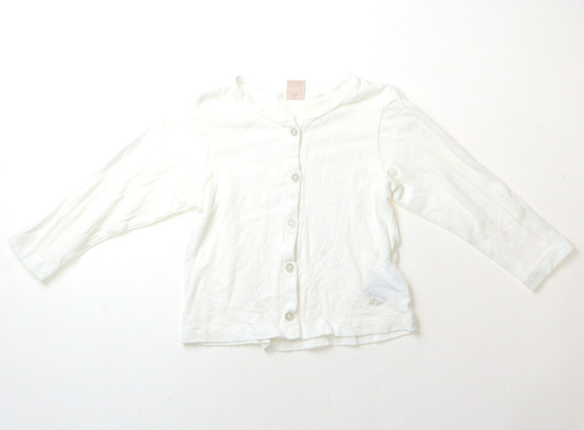 Cardigans - プティマイン petit main カーディガン 110 女の子 オフホワイト 子供服 ベビー服 キッズ アウトレット ユーズド 【中古】キッズ・ベビー・マタニティ