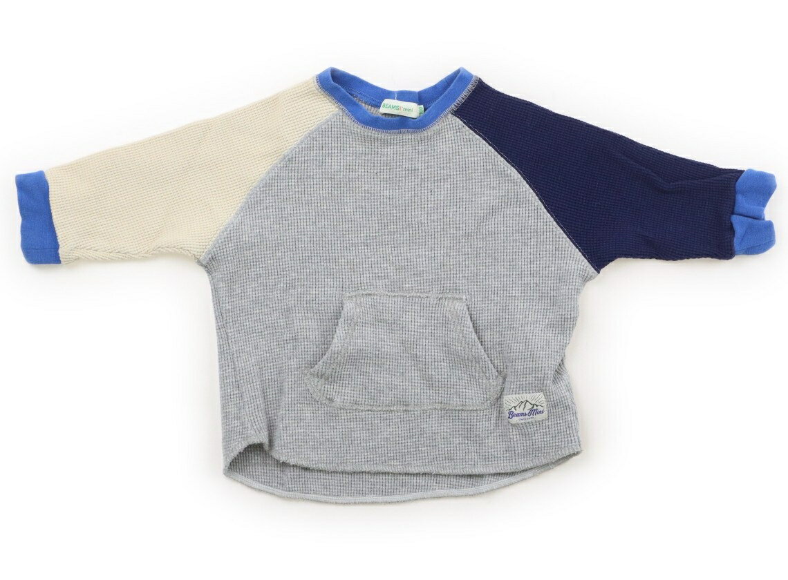 ビームス BEAMS Tシャツ・カットソー 100 男の子 グレー・ネイビー・ベージュ 子供服 ベビー服 キッズ アウトレット ユーズド 【中古】キッズ・ベビー・マタニティ