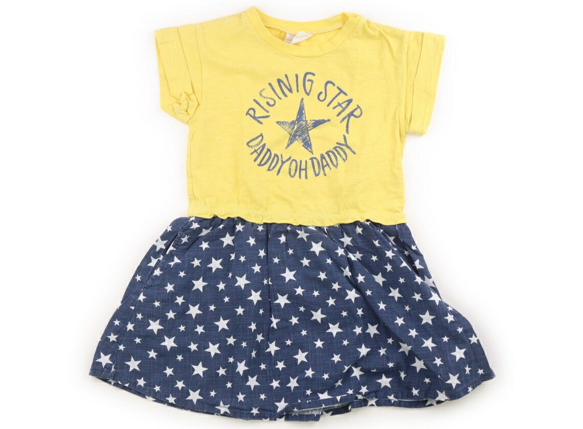 Rakuten - ダディーオーダディー Daddy Oh Daddy ワンピース 110 女の子 イエロー・ブルー・星 子供服 ベビー服 キッズ アウトレット ユーズド 【中古】キッズ・ベビー・マタニティ