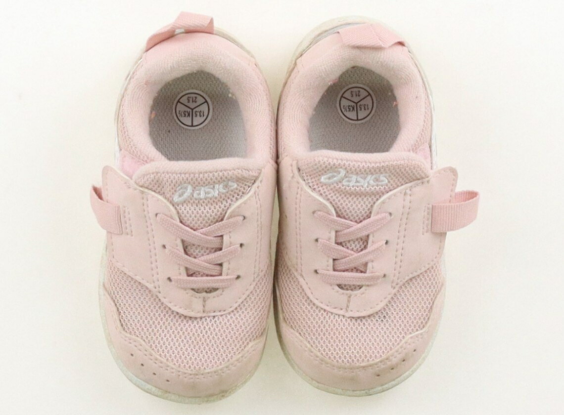 アシックス Asics スニーカー 靴13cm〜 女の子 ライトピンク 子供服 ベビー服 キッズ アウトレット ユーズド 【中古】キッズ・ベビー・マタニティ