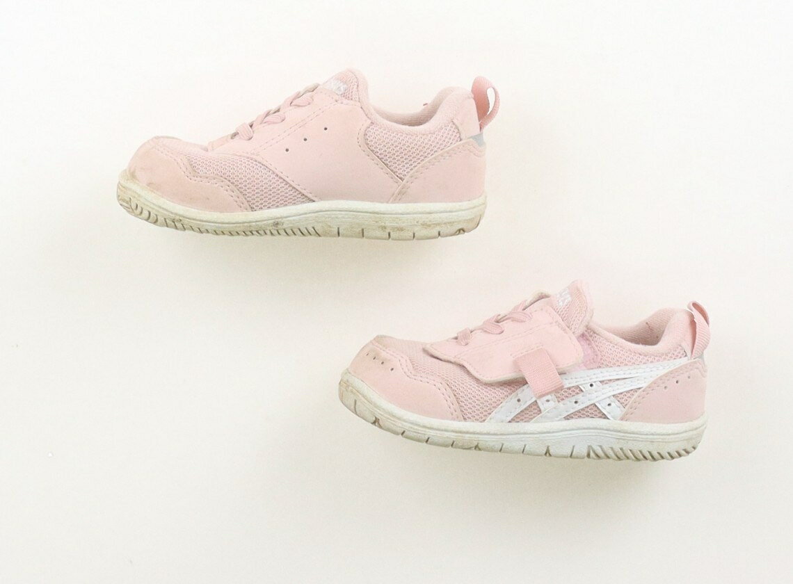 アシックス Asics スニーカー 靴13cm〜 女の子 ライトピンク 子供服 ベビー服 キッズ アウトレット ユーズド 【中古】キッズ・ベビー・マタニティ