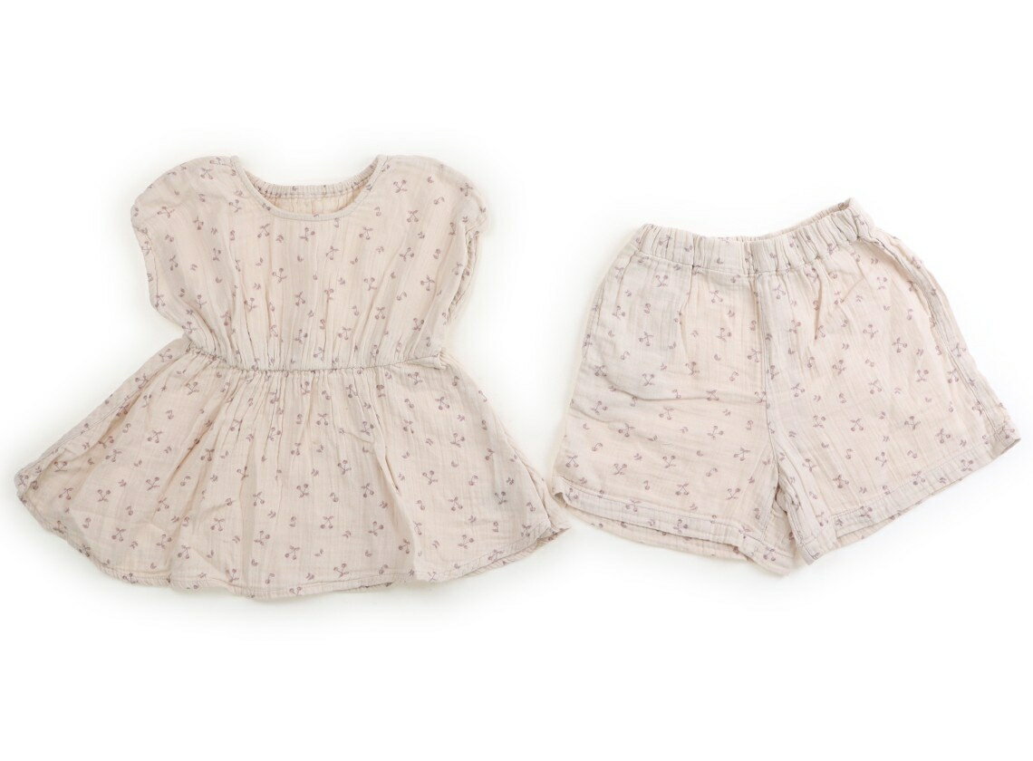 Rakuten - アプレレクール apres les cours 上下セット 110 女の子 ベージュ、柄 子供服 ベビー服 キッズ アウトレット ユーズド 【中古】キッズ・ベビー・マタニティ