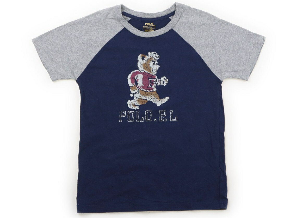 ポロラルフローレン POLO RALPH LAUREN Tシャツ・カットソー 130 男の子 ネイビー、グレー 子供服 ベビー服 キッズ アウトレット ユーズド 【中古】キッズ・ベビー・マタニティ