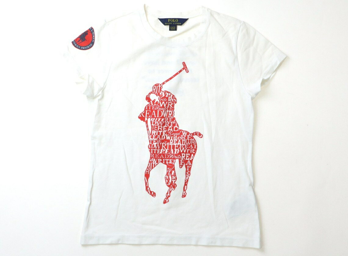 ポロラルフローレン POLO RALPH LAUREN Tシャツ・カットソー 150 男の子 白 子供服 ベビー服 キッズ アウトレット ユーズド 【中古】キッズ・ベビー・マタニティ