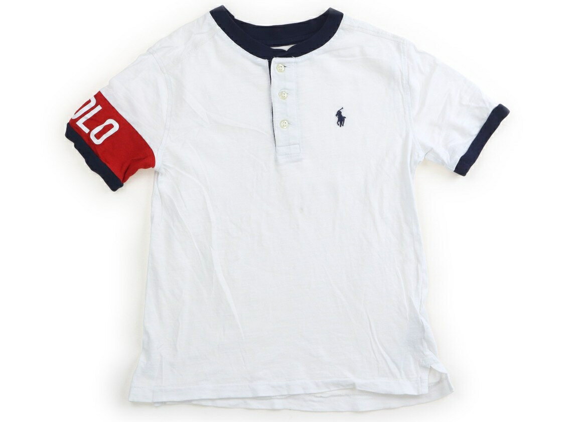 ポロラルフローレン POLO RALPH LAUREN Tシャツ・カットソー 140 男の子 オフ・ネイビー・レッド 子供服 ベビー服 キッズ アウトレット ユーズド 【中古】キッズ・ベビー・マタニティ