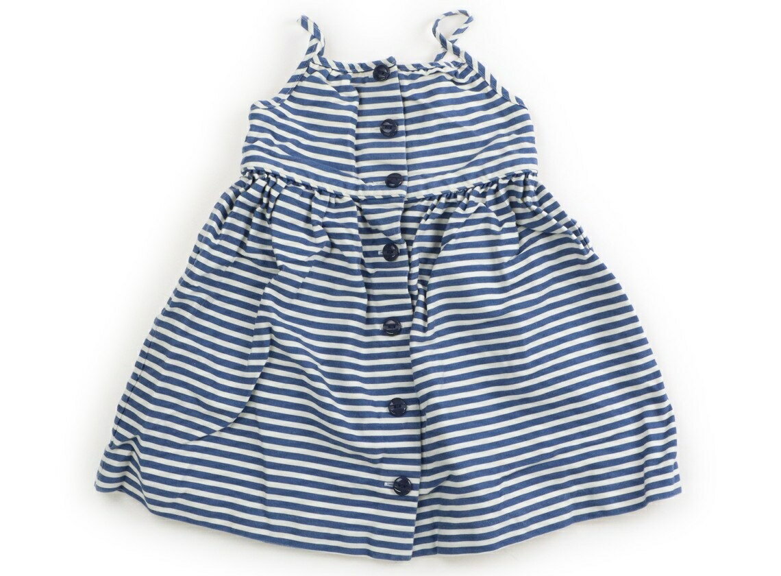 ラルフローレン Ralph Lauren ジャンパースカート 90 女の子 ブルー・オフボーダー 子供服 ベビー服 キッズ アウトレット ユーズド 【中古】キッズ・ベビー・マタニティ