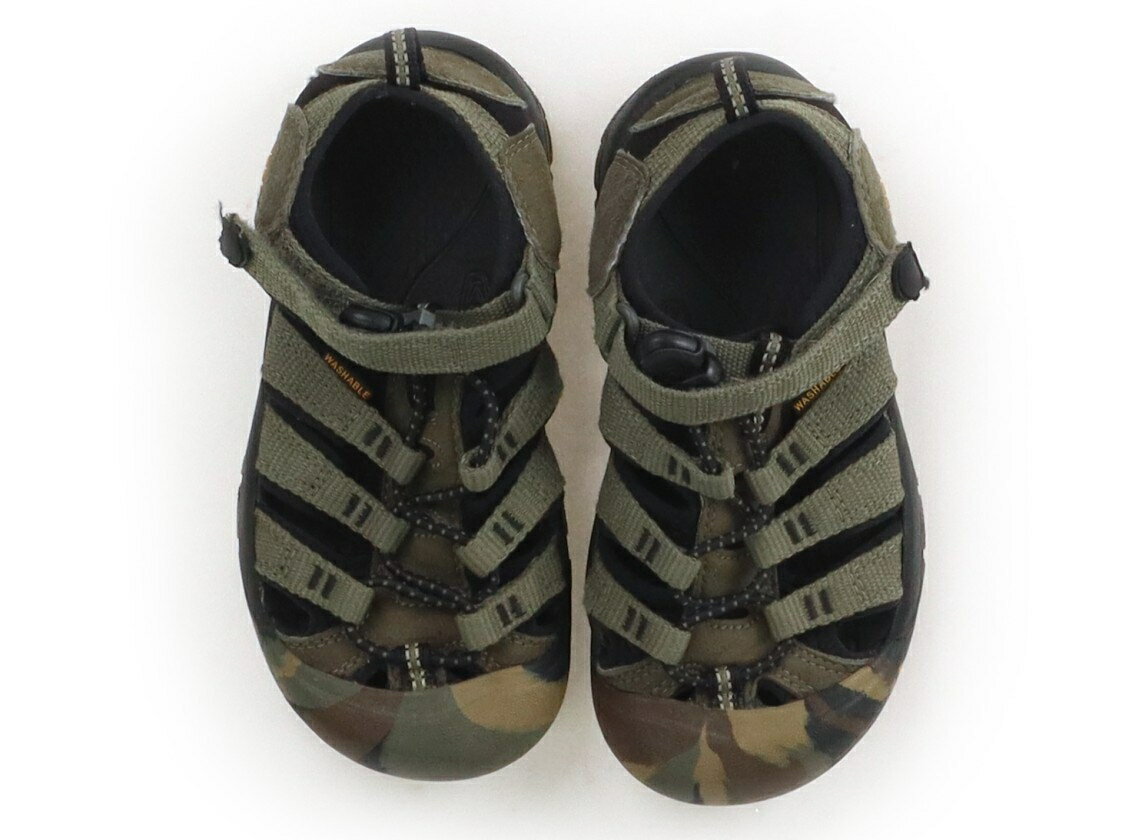 Rakuten - キーン KEEN サンダル 靴18cm〜 男の子 カーキ・カモフラ 子供服 ベビー服 キッズ アウトレット ユーズド 【中古】キッズ・ベビー・マタニティ