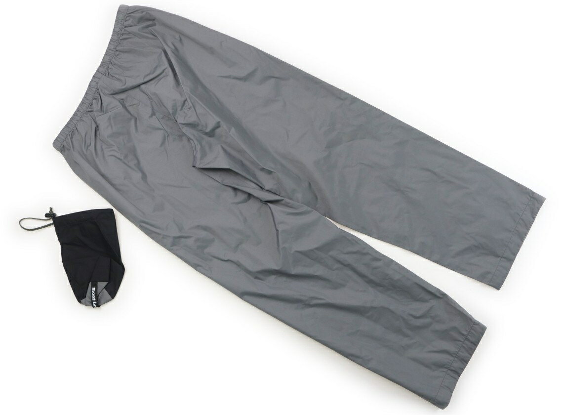 モンベル mont-bell レインコート・レインハット 150 男の子 グレー 子供服 ベビー服 キッズ アウトレット ユーズド 【中古】キッズ・ベビー・マタニティ