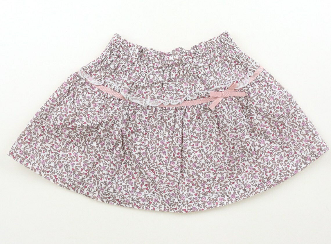 裙子 - ペアレンツドリーム Parents Dream スカート 80 女の子 白、花柄 子供服 ベビー服 キッズ アウトレット ユーズド 【中古】キッズ・ベビー・マタニティ