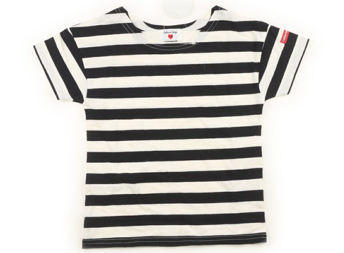 T-Shirts （Short Sleeve） - キャサリン・コテージ Catherine Cottage Tシャツ・カットソー 120 女の子 黒、白 子供服 ベビー服 キッズ アウトレット ユーズド 【中古】キッズ・ベビー・マタニティ