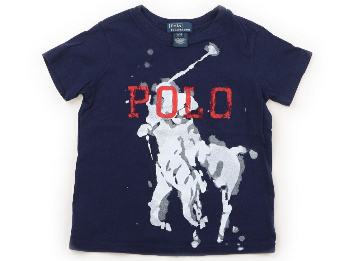 ポロラルフローレン POLO RALPH LAUREN Tシャツ・カットソー 100 男の子 ネイビー、赤、白 子供服 ベビー服 キッズ アウトレット ユーズド 【中古】キッズ・ベビー・マタニティ