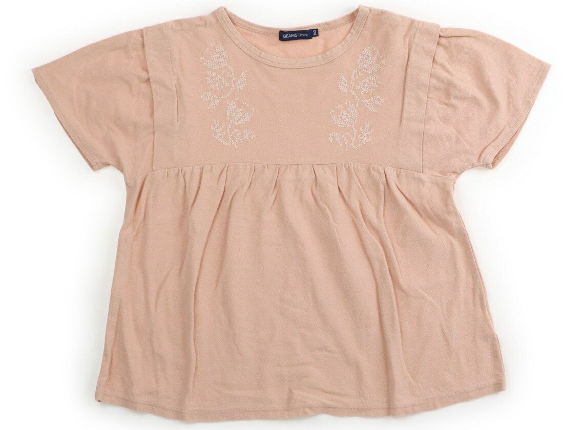 ビームス BEAMS Tシャツ・カットソー 140 女の子 アプリコット 子供服 ベビー服 キッズ アウトレット ユーズド 【中古】キッズ・ベビー・マタニティ