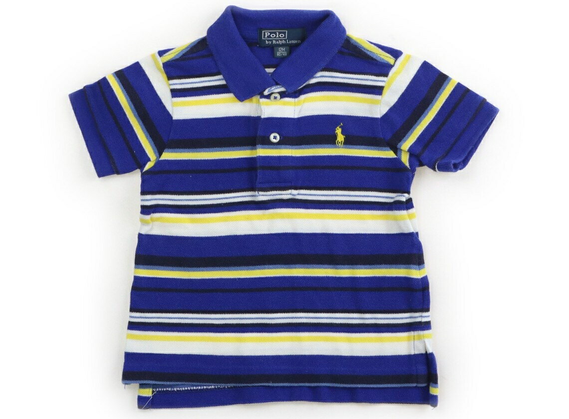ポロラルフローレン POLO RALPH LAUREN シャツ・ブラウス 80 男の子 ブルー他・ボーダー 子供服 ベビー服 キッズ アウトレット ユーズド 【中古】キッズ・ベビー・マタニティ