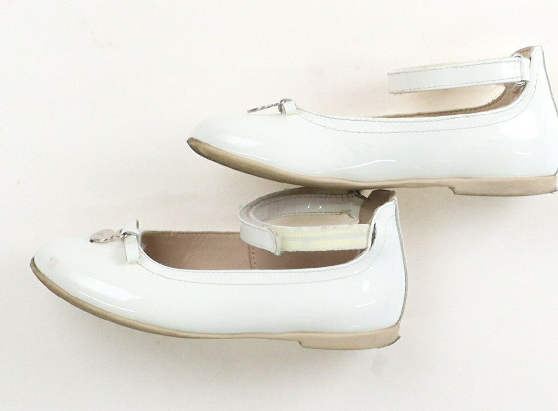 アルマーニ Armani フラットシューズ・スリッポン 靴16cm〜 女の子 白 子供服 ベビ...