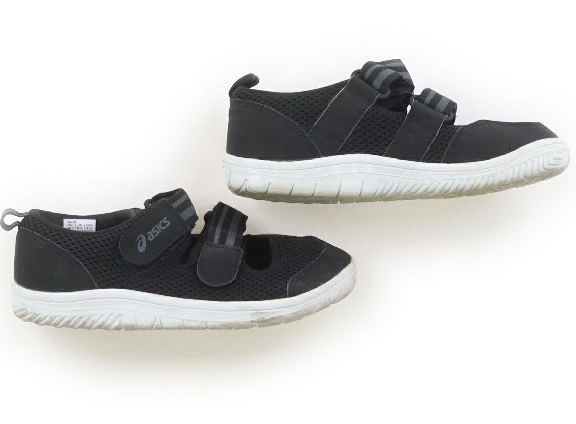 アシックス Asics サンダル 靴20cm〜 男の子 黒、グレー 子供服 ベビー服 キッズ ...