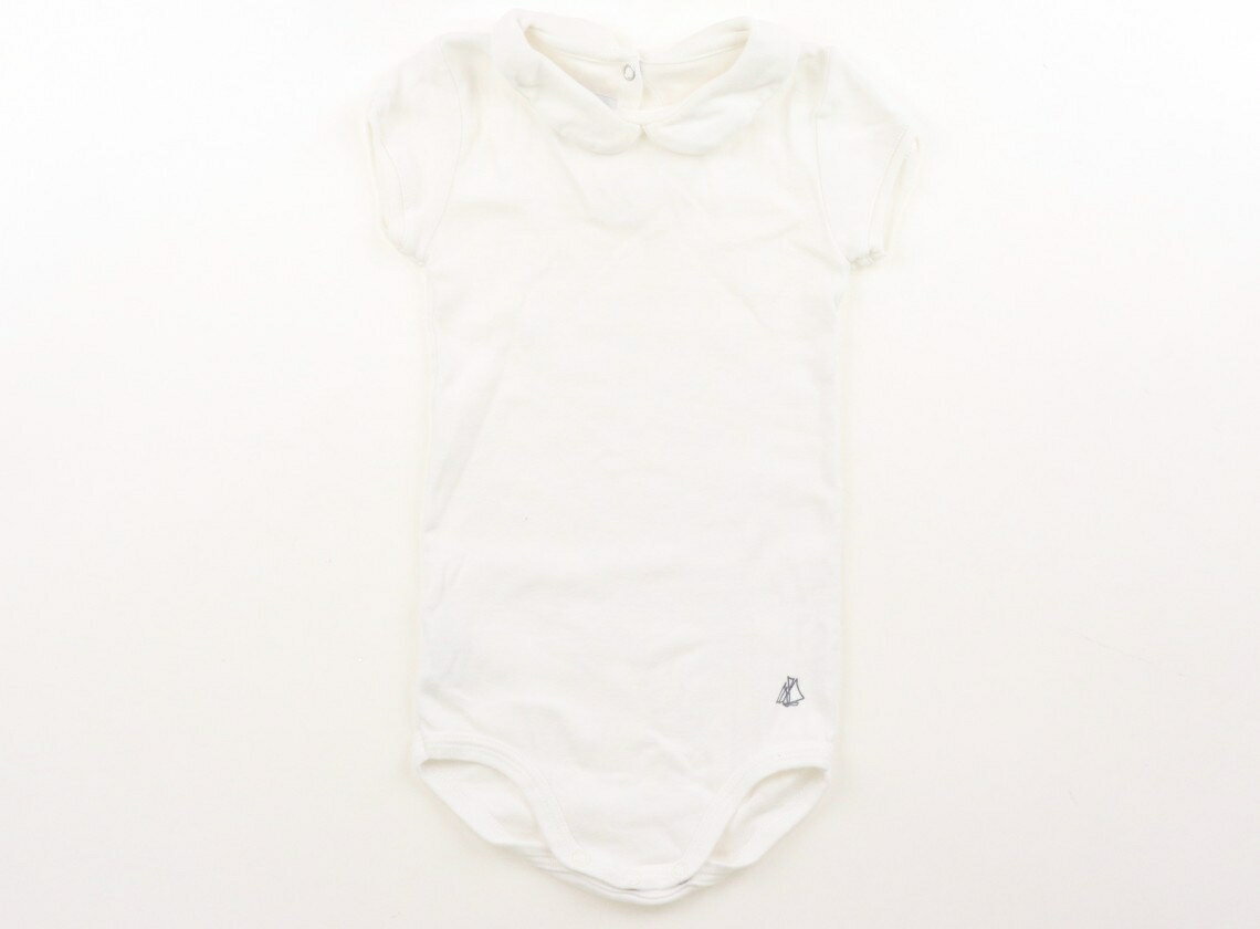 Rakuten - プチバトー PETIT BATEAU ロンパース 80 女の子 白 子供服 ベビー服 キッズ アウトレット ユーズド 【中古】キッズ・ベビー・マタニティ