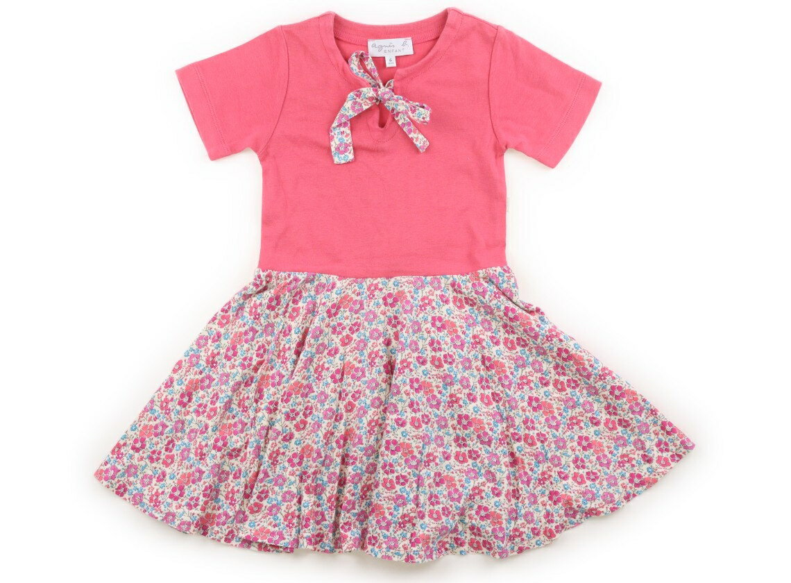 アニエスベー agnes.b チュニック 110 女の子 ピンク系 子供服 ベビー服 キッズ アウトレット ユーズド 【中古】キッズ・ベビー・マタニティ