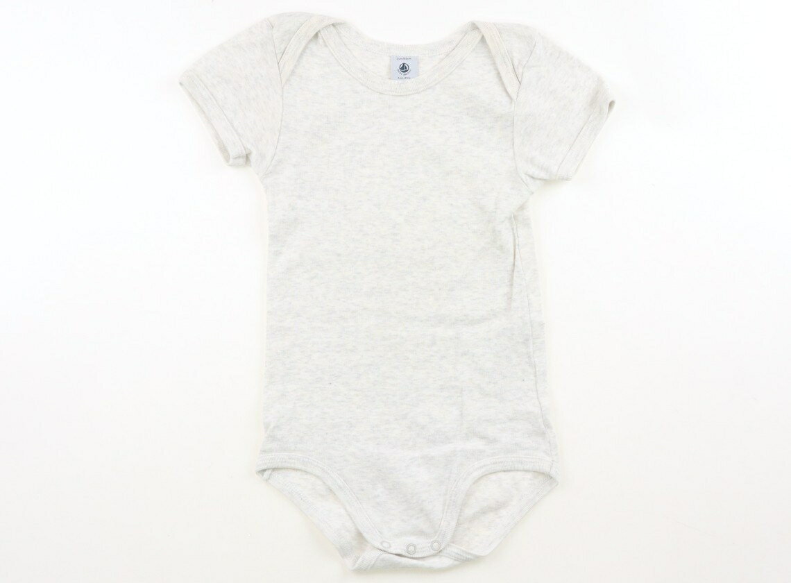 プチバトー PETIT BATEAU ロンパース 80 男の子 グレー 子供服 ベビー服 キッズ アウトレット ユーズド 【中古】キッズ・ベビー・マタニティ