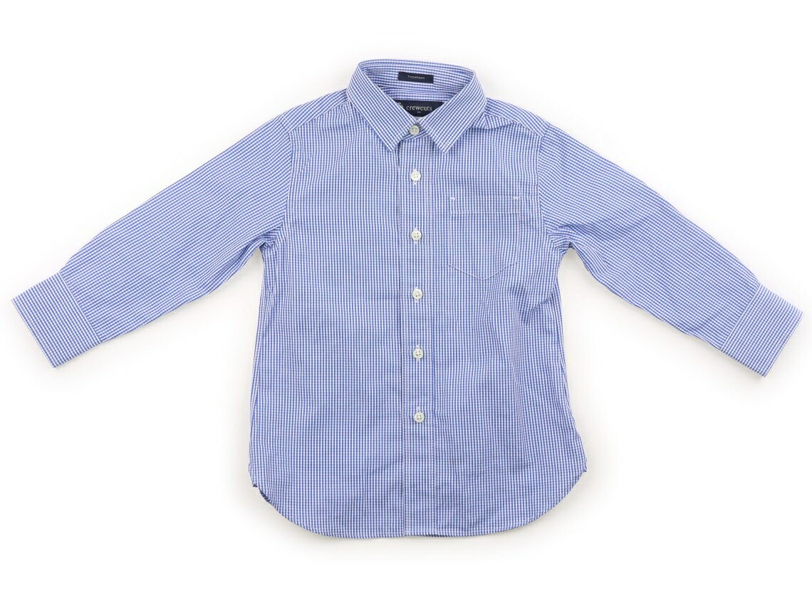 Jクルー J.Crew/Crewcuts シャツ・ブラウス 95 男の子 ブルー・ホワイト・チェック 子供服 ベビー服 キッズ アウトレット ユーズド キッズ・ベビー・マタニティ