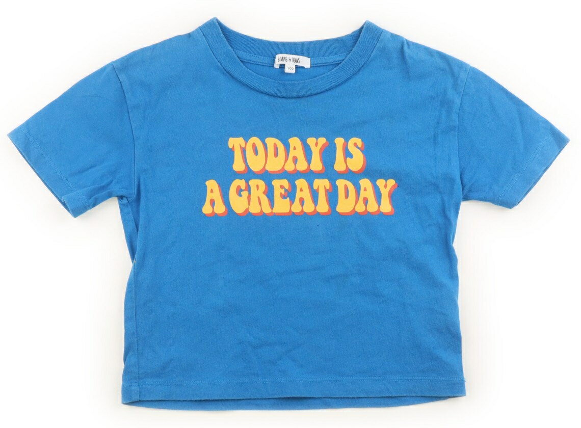ビーミングバイビームス B:MING by BEAMS Tシャツ・カットソー 100 男の子 ブルー・オレンジイエロー 子供服 ベビー服 キッズ アウトレット ユーズド 【中古】キッズ・ベビー・マタニティ