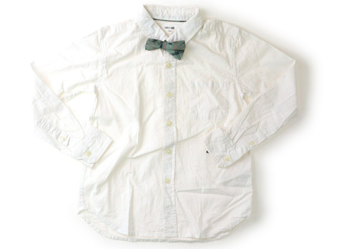 ビーミングバイビームス B:MING by BEAMS シャツ・ブラウス 130 男の子 オフホワイト 子供服 ベビー服 キッズ アウトレット ユーズド 【中古】キッズ・ベビー・マタニティ