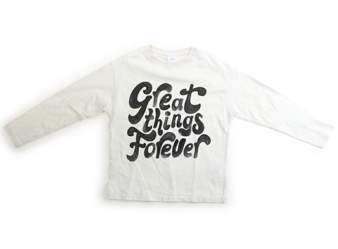 T-Shirts （Short Sleeve） - ザラ ZARA Tシャツ・カットソー 140 女の子 白 子供服 ベビー服 キッズ アウトレット ユーズド 【中古】キッズ・ベビー・マタニティ