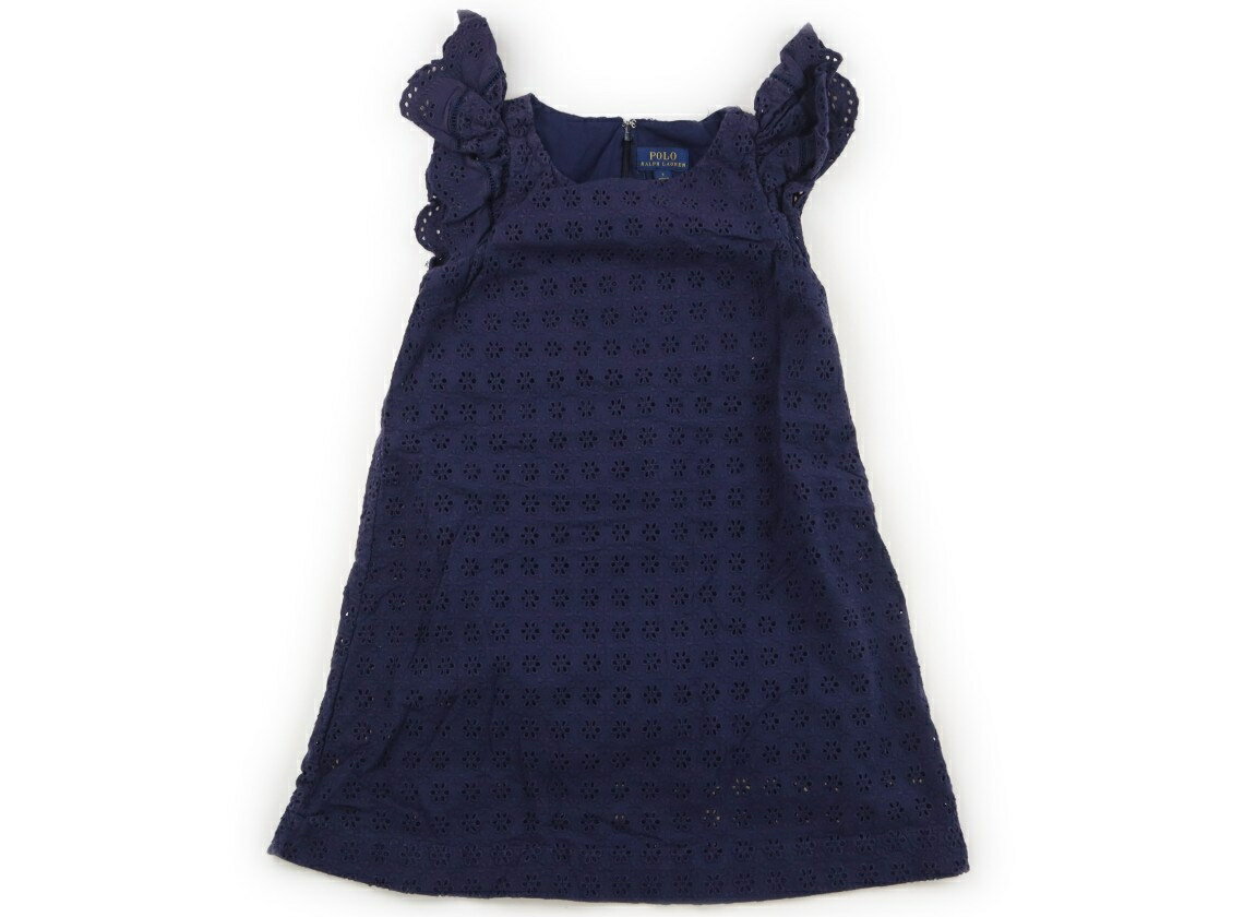 Rakuten - ポロラルフローレン POLO RALPH LAUREN ワンピース 130 女の子 ネイビー、レース 子供服 ベビー服 キッズ アウトレット ユーズド 【中古】キッズ・ベビー・マタニティ