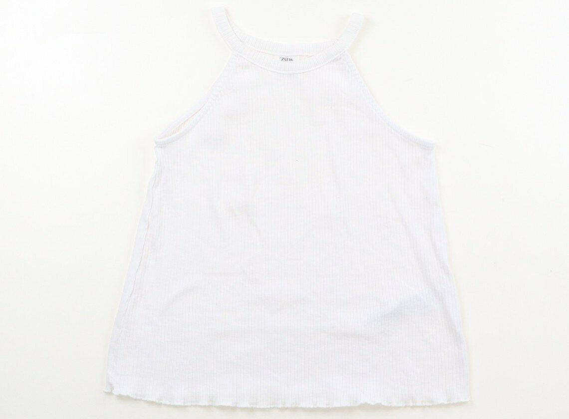 ZARA Tank Top/Camisole, Size 140, Girls, White, Children's Clothing, Baby Clothes, Kids, Outlet, Used [Pre-owned] Kids, Baby, Maternity