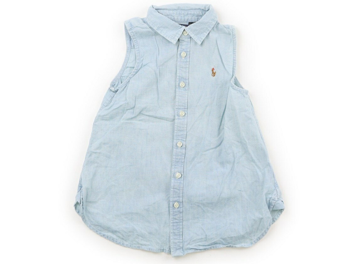 ポロラルフローレン POLO RALPH LAUREN シャツ・ブラウス 120 女の子 ライトブルー 子供服 ベビー服 キッズ アウトレット ユーズド 【中古】キッズ・ベビー・マタニティ