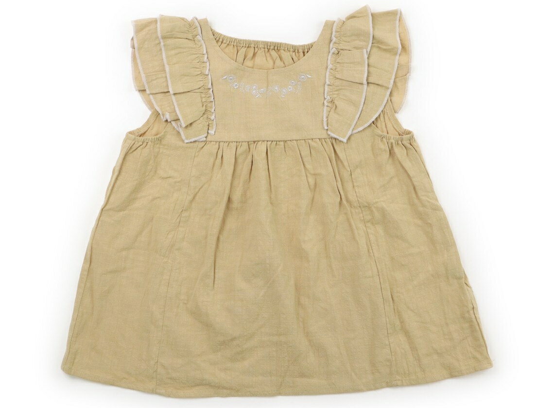 ビームス BEAMS チュニック 130 女の子 ベージュ 子供服 ベビー服 キッズ アウトレット ユーズド 【中古】キッズ・ベビー・マタニティ