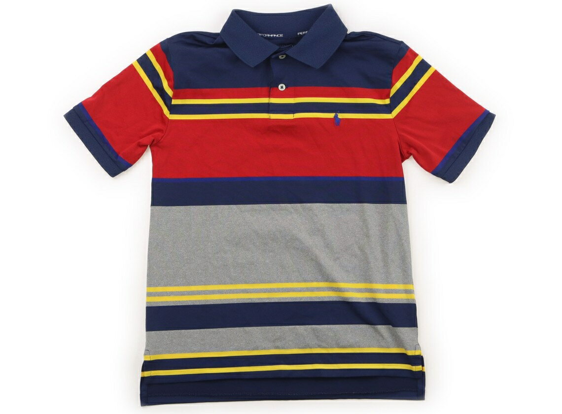 ポロラルフローレン POLO RALPH LAUREN ポロシャツ 150 男の子 ネイビー・レッド他・ボーダー 子供服 ベビー服 キッズ アウトレット ユーズド 【中古】キッズ・ベビー・マタニティ
