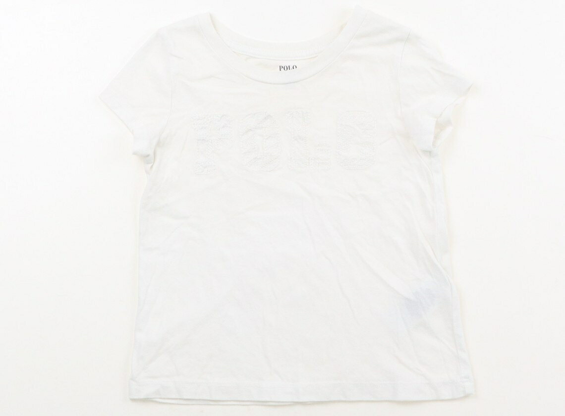 ポロラルフローレン POLO RALPH LAUREN Tシャツ・カットソー 110 女の子 オフホワイト 子供服 ベビー服 キッズ アウトレット ユーズド 【中古】キッズ・ベビー・マタニティ