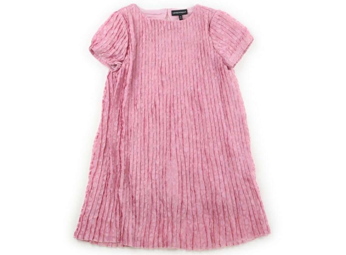 Rakuten - アルマーニ Armani ワンピース 130 女の子 くすみピンク系・総柄 子供服 ベビー服 キッズ アウトレット ユーズド 【中古】キッズ・ベビー・マタニティ