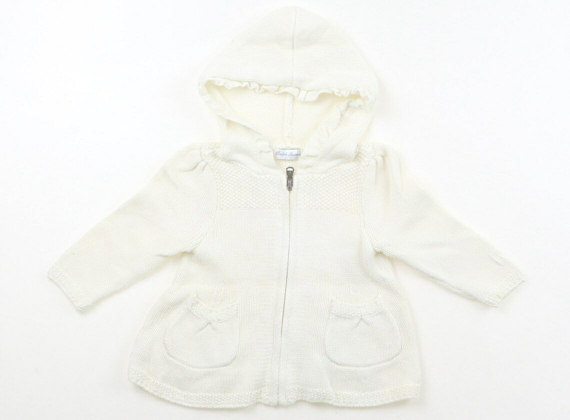 　ブランド 　Ralph Lauren(ラルフローレン) 　カテゴリー 　パーカー 　サイズ 　80サイズ 　色 　オフホワイト 　状態 　★★★ 　記名 　なし 　ジャンル 　Girl 綿ニットです。所々若干毛玉と、左袖口に黄色いシミあり。 ＊【状態】【サイズ】に関しての詳しい説明はこちら