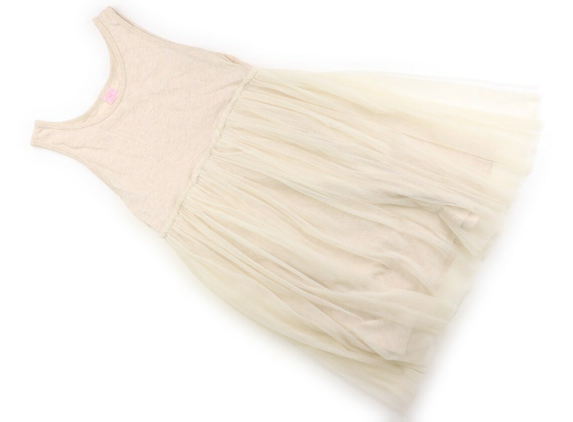 メゾピアノ mezzo piano ワンピース 150 女の子 ベージュ 子供服 ベビー服 キッズ アウトレット ユーズド 【中古】キッズ・ベビー・マタニティ