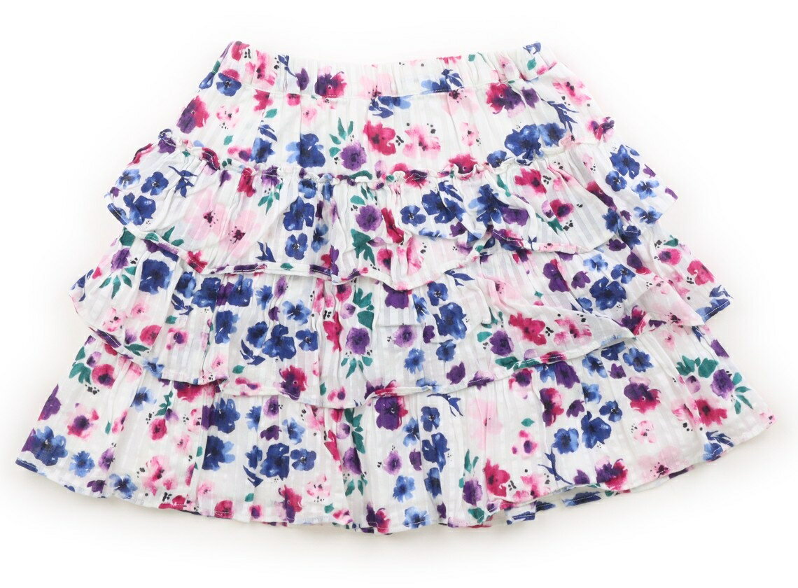 Skirts - べべ BeBe スカート 130 女の子 白、紫、青 子供服 ベビー服 キッズ アウトレット ユーズド 【中古】キッズ・ベビー・マタニティ