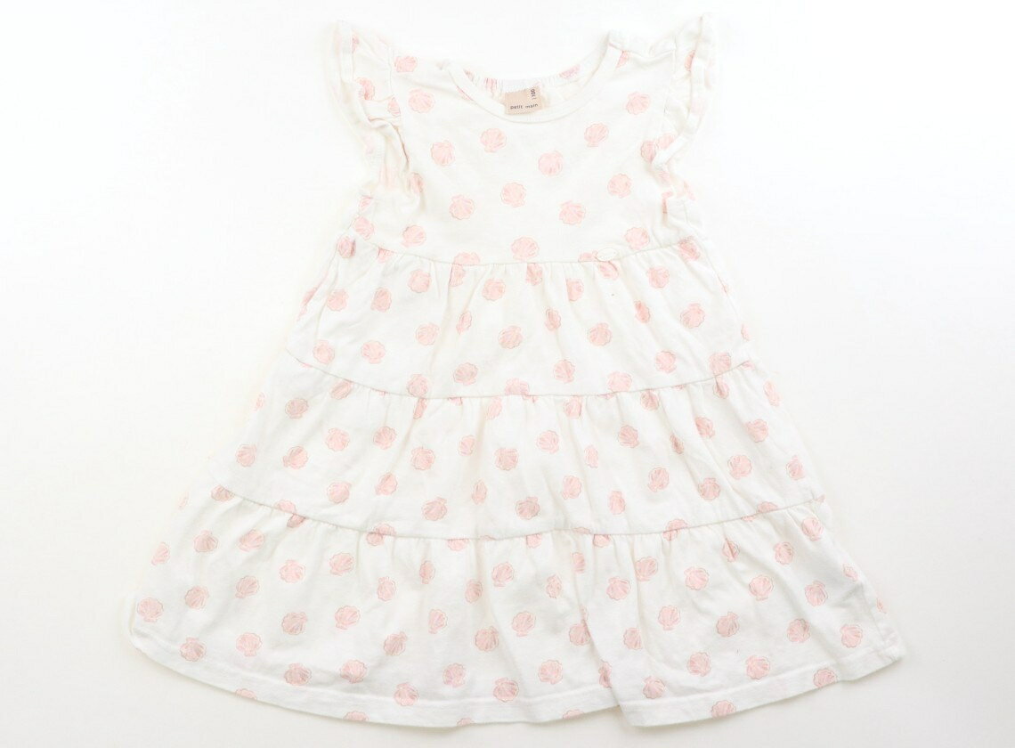 Dresses - プティマイン petit main ワンピース 100 女の子 白・貝殻 子供服 ベビー服 キッズ アウトレット ユーズド 【中古】キッズ・ベビー・マタニティ