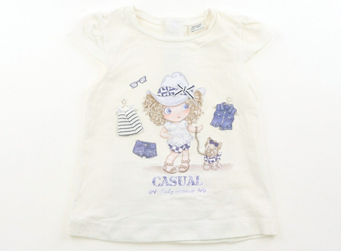 Rakuten - マヨラル Mayoral Tシャツ・カットソー 80 女の子 アイボリー、女の子、洋服 子供服 ベビー服 キッズ アウトレット ユーズド 【中古】キッズ・ベビー・マタニティ