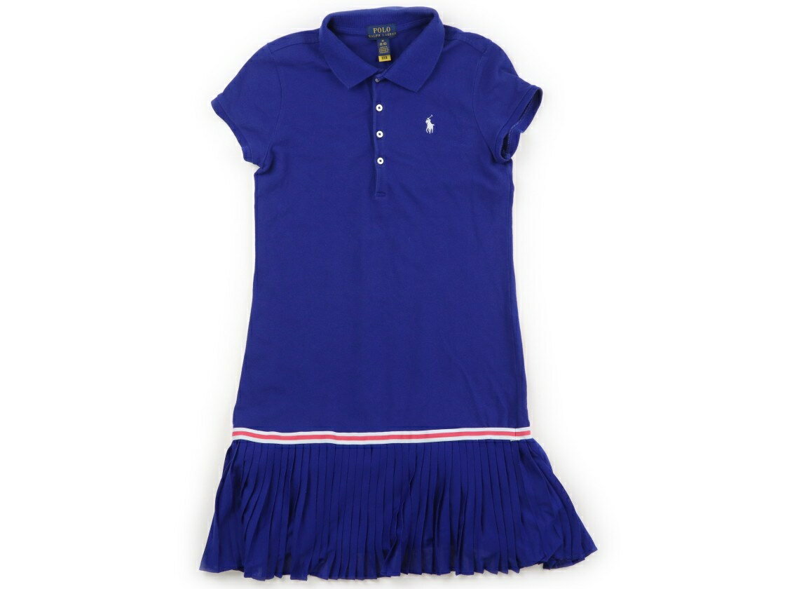 ポロラルフローレン POLO RALPH LAUREN ワンピース 140 女の子 ブルー 子供服 ベビー服 キッズ アウトレット ユーズド 【中古】キッズ・ベビー・マタニティ