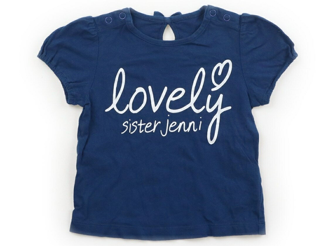 ジェニィ JENNI Tシャツ・カットソー 80 女の子 ネイビー 子供服 ベビー服 キッズ アウトレット ユーズド 【中古】キッズ・ベビー・マタニティ