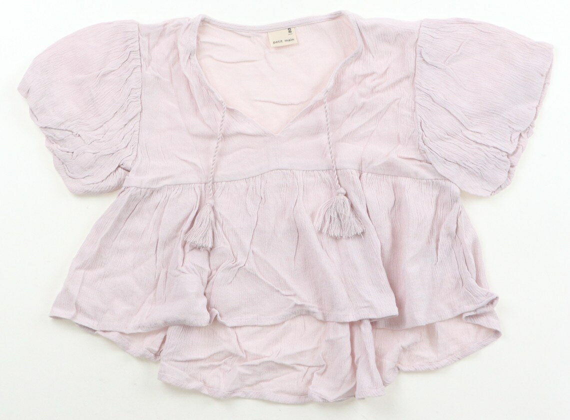 プティマイン petit main シャツ・ブラウス 80 女の子 ピンク 子供服 ベビー服 キッズ アウトレット ユーズド 【中古】キッズ・ベビー・マタニティ
