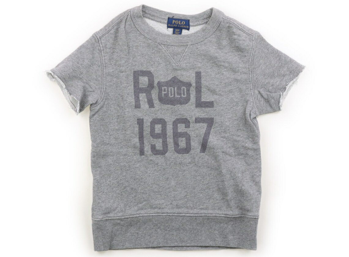 ポロラルフローレン POLO RALPH LAUREN トレーナー・プルオーバー 100 男の子 グレー、ブルーの数字 子供服 ベビー服 キッズ アウトレット ユーズド 【中古】キッズ・ベビー・マタニティ