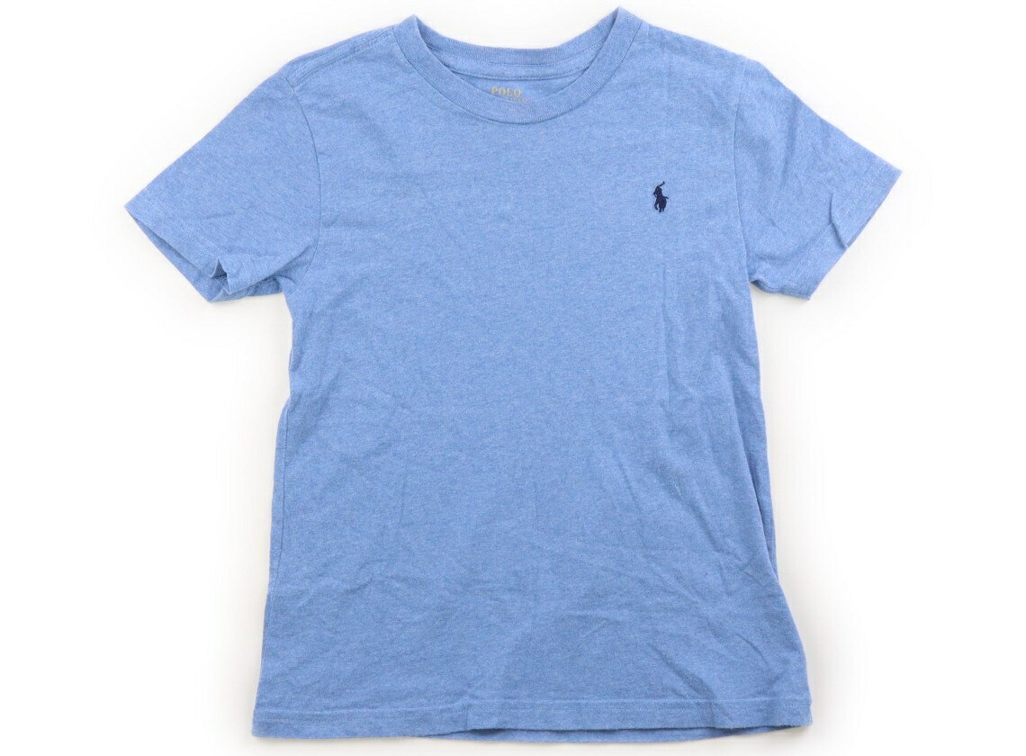 ポロラルフローレン POLO RALPH LAUREN Tシャツ・カットソー 120 男の子 ライトブルー、紺ロゴ 子供服 ベビー服 キッズ アウトレット ユーズド 【中古】キッズ・ベビー・マタニティ