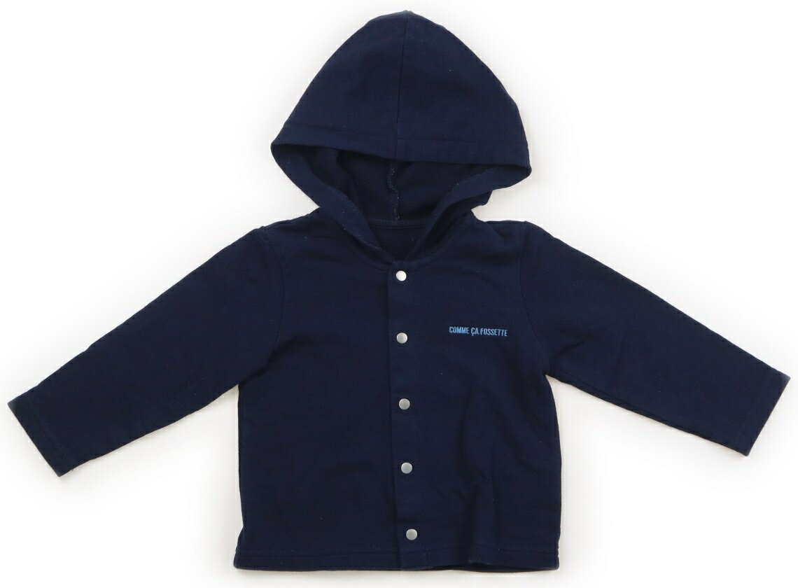 コムサフォセット COMME CA FOSSETTE カーディガン 90 男の子 紺 子供服 ベビー服 キッズ アウトレット ユーズド 【中古】キッズ・ベビー・マタニティ