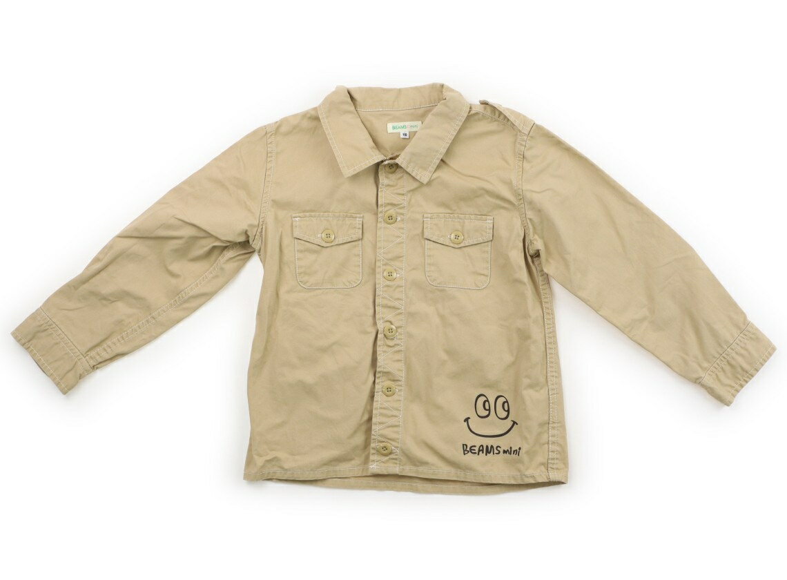 ビームス BEAMS シャツ・ブラウス 110 男の子 ベージュ 子供服 ベビー服 キッズ アウトレット ユーズド 【中古】キッズ・ベビー・マタニティ