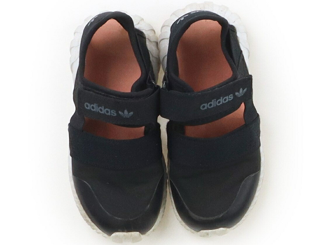 ADIDAS - アディダス Adidas スニーカー 靴14cm〜 女の子 黒 子供服 ベビー服 キッズ アウトレット ユーズド 【中古】キッズ・ベビー・マタニティ