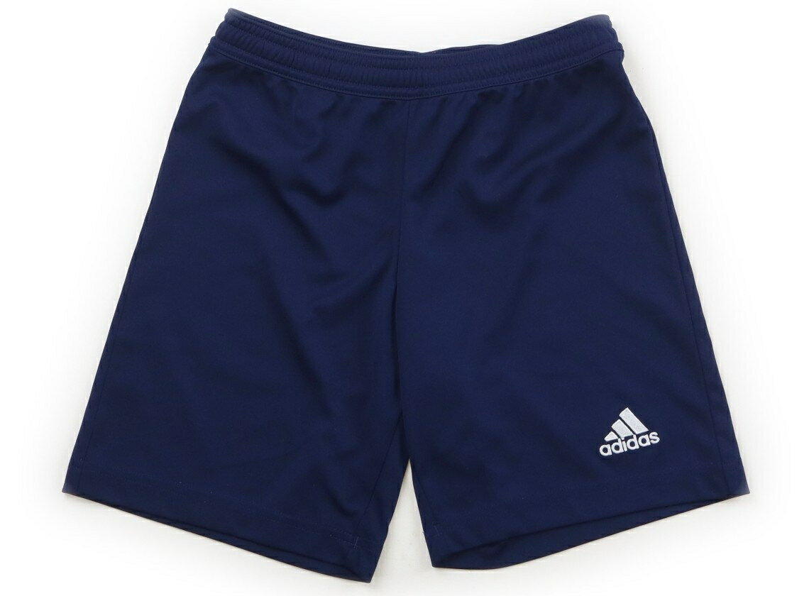 アディダス Adidas ショートパンツ 140 男の子 ネイビー 子供服 ベビー服 キッズ アウトレット ユーズド 【中古】キッズ・ベビー・マタニティ