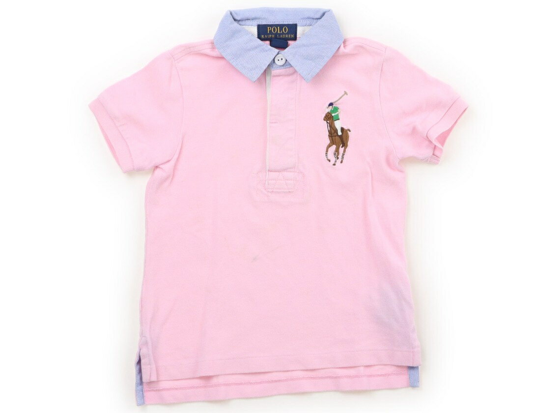 　ブランド 　POLO RALPH LAUREN(ポロラルフローレン) 　カテゴリー 　ポロシャツ 　サイズ 　100サイズ 　色 　ピンク・ブルー系 　状態 　★★（返品不可） 　記名 　なし 　ジャンル 　Boy 実際のサイズ表記は3/3Tです。鹿の子素材。毛羽立ちあり。前身頃に、薄黄色のシミ跡、薄汚れ跡あり。まだお使いいただけそうです。 ＊【状態】【サイズ】に関しての詳しい説明はこちら